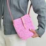 Сумка жіноча шкіряна пудра FM1810F