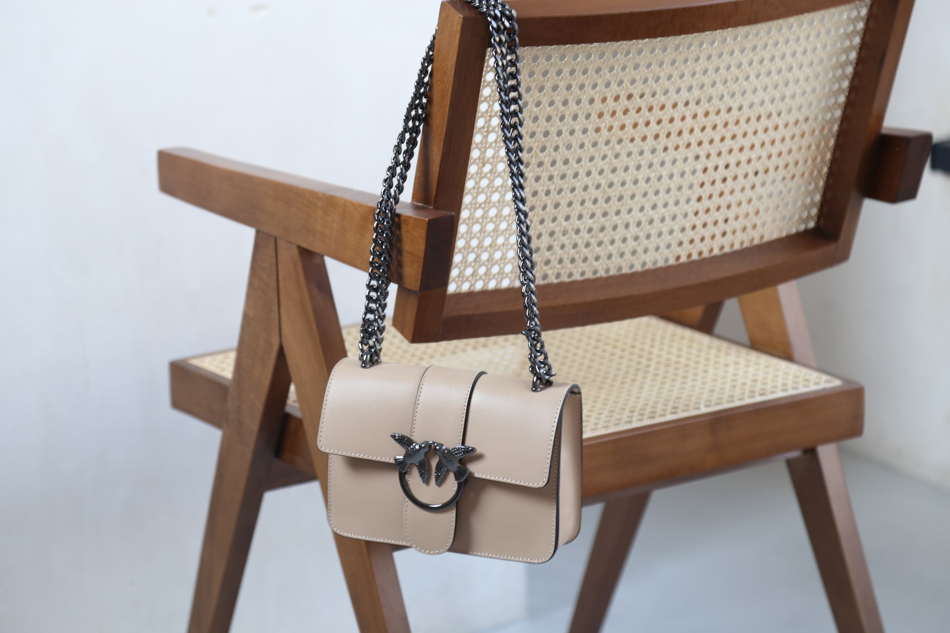 Сумка женская кожаная бежевая FM0986C