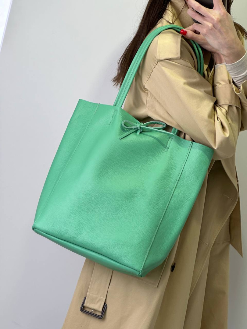 Сумка женская кожаная салатовая FM0930Y купить по низкой цене ...