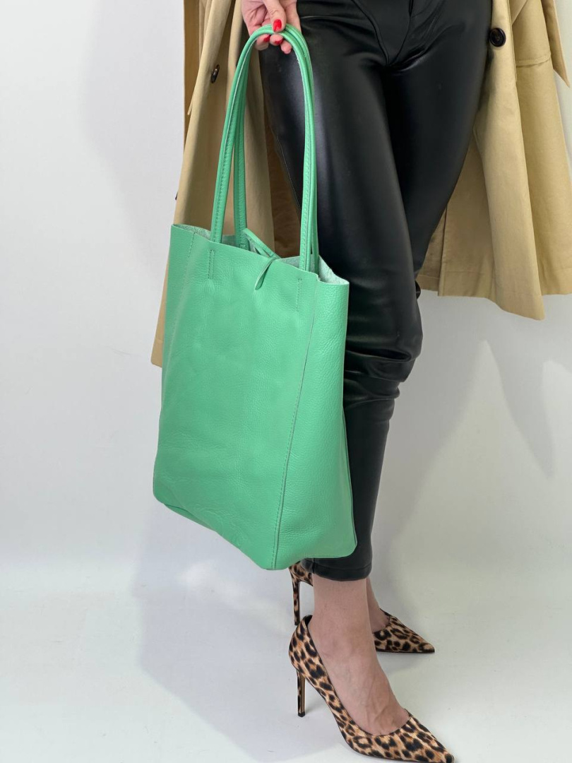 Сумка женская кожаная салатовая FM0930Y купить по низкой цене ...