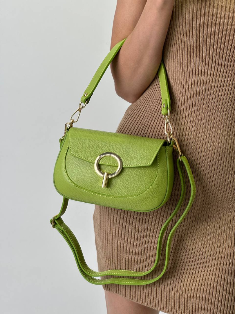 Сумка женская кожаная салатовая FM1299C купить по самой лучшей цене ...