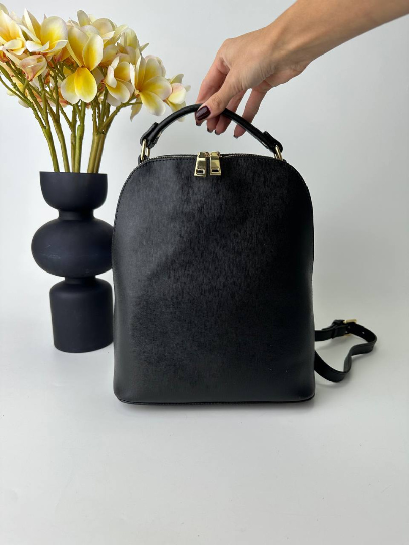 Рюкзак женский кожаный черный FM1382B
